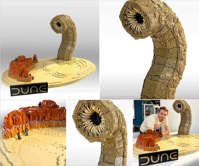 The Bricks Box - The DUNE Sandworm by Mark of Falworth Creations