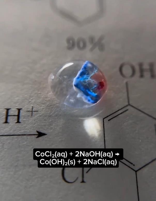 The Mars Society Scandinavia - The balanced chemical equation for the reaction between cobalt chloride and sodium hydroxide