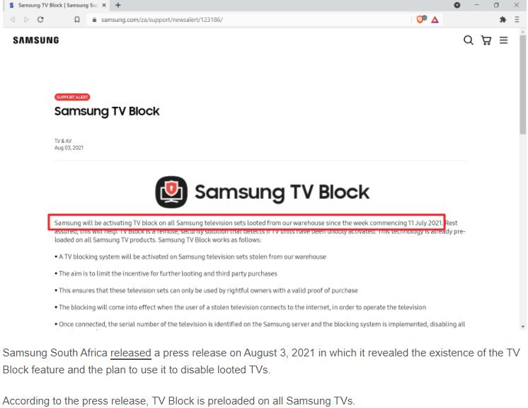 ghacks.net samsung-can-disable-its-tvs-using-kill-switch-functionality.jpg