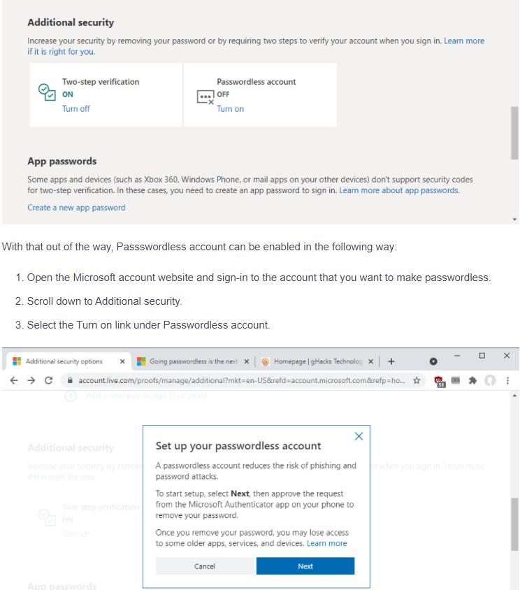 ghacks.net you-can-enable-passwordless-sign-in-for-your-microsoft-account-now.jpg