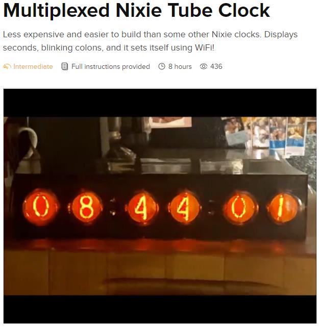 hackster.io doug-domke multiplexed-nixie-tube-clock.jpg