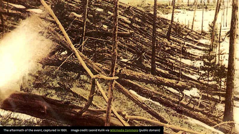 Physicists Once Proposed The Tunguska Event Was Caused By A Black Hole Passing Through Earth