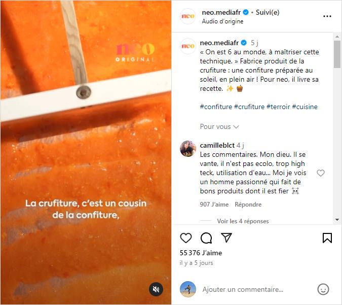 neo - Fabrice produit de la crufiture : une confiture préparée au soleil, en plein air ! 