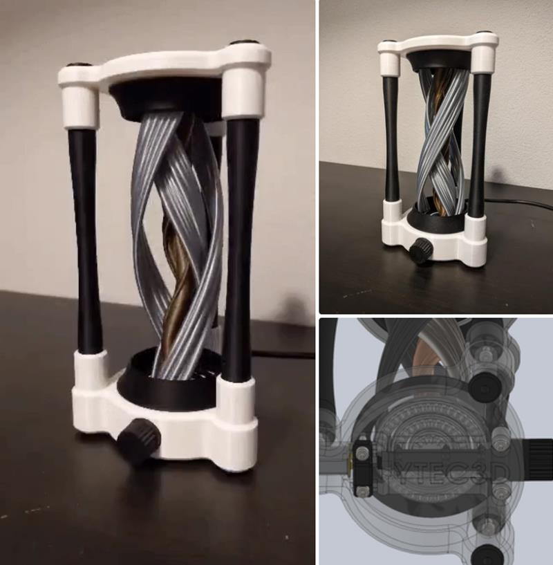 instructables - Motorized Portal Illusion Sculpture