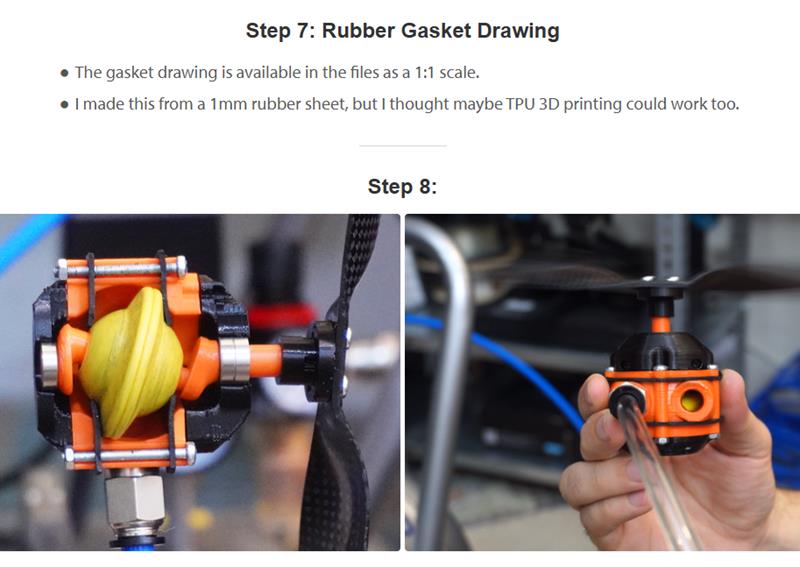 instructables - 3D Printed Nutating Disk Air Engine