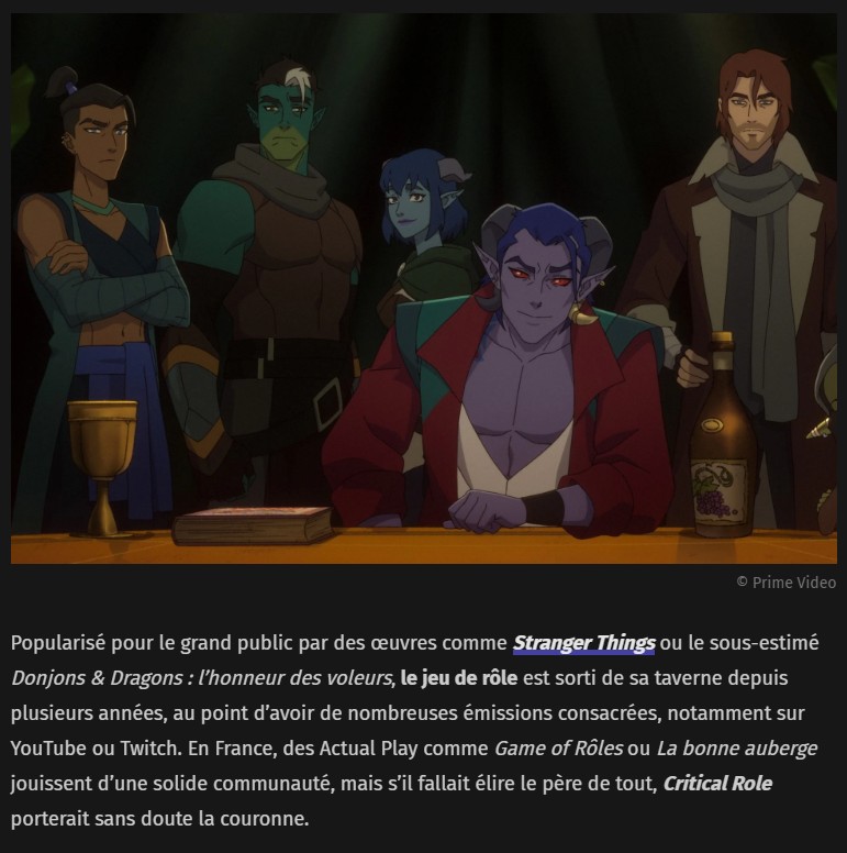 JDG - Pourquoi regarder The Mighty Nein, la série Prime Video dans l’univers de Vox Machina