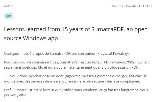 lehollandaisvolant.net Lessons learned from 15 years of SumatraPDF an open source Windows app.jpg