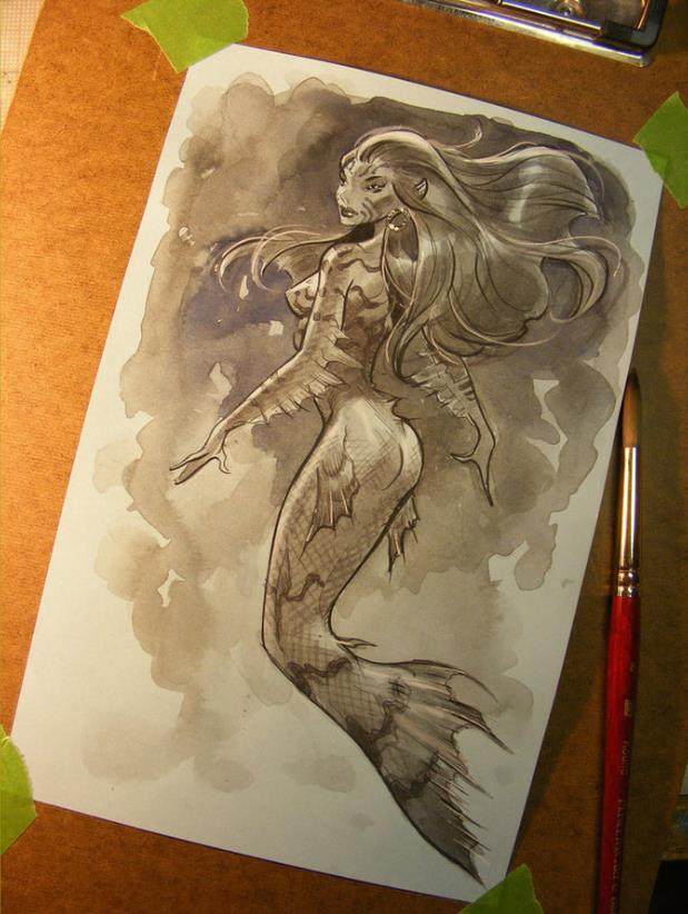 michaeldooney.deviantart.com mermaid-watercolor-wash.jpg