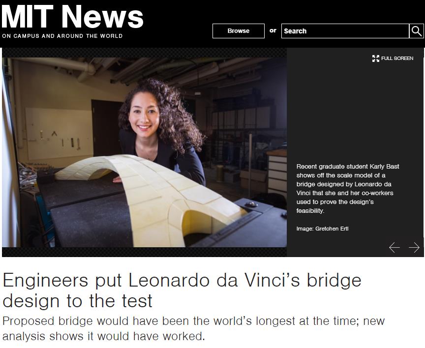 news.mit.edu leonardo-da-vinci-bridge-test.jpg