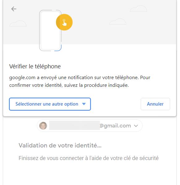 passwords.google.com checkup - 1 check téléphone