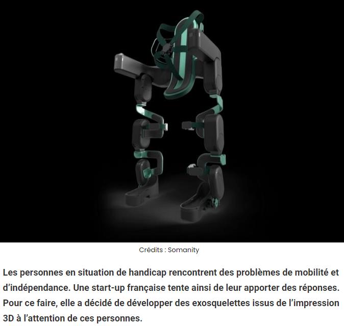 sciencepost - Impression 3D : cette start-up française développe des exosquelettes pour les personnes handicapées