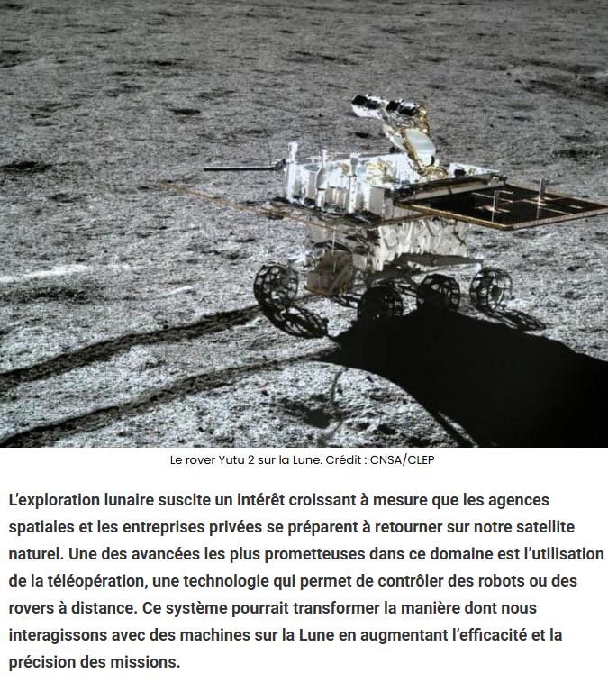 sciencepost - Vers une téléopération plus rapide pour les robots lunaires ?