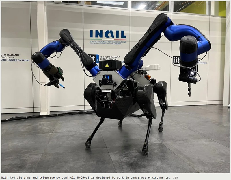IEEE Spectrum - Dual-Arm HyQReal Puts Powerful Telepresence Anywhere