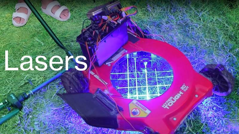 theawesomer - Laser Lawnmower