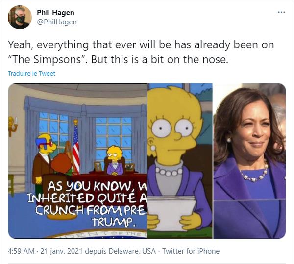 twitter.com PhilHagen Yeah everything that ever will be has already been on The Simpsons.jpg