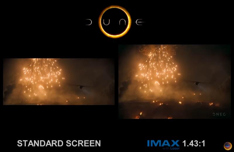 Take a look at Part 2 of my DUNE Part One @imaxmovies scenes in the full aspect ratio as I compare it side-by-side with the standard version to see the differences. #Dune #Imax #comparison 
