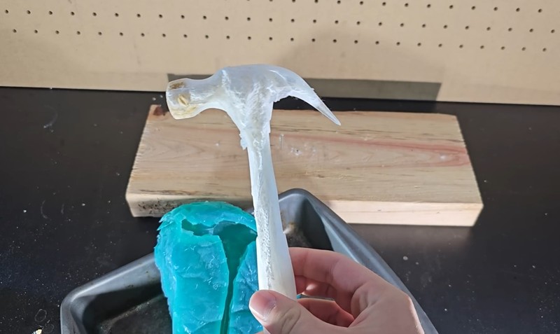 JaDropping Science - How strong can you make ice? (World's Strongest Ice Hammer)