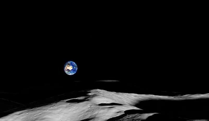 youtube.com NASA Goddard - Earth, Sun from Moon's South Pole.jpg