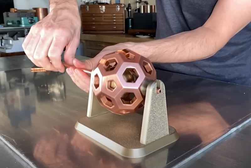 Robinson Foundry - HUGE Magnet VS Copper Sphere - Defying Gravity- Will a Neodymium Magnet Float Inside?