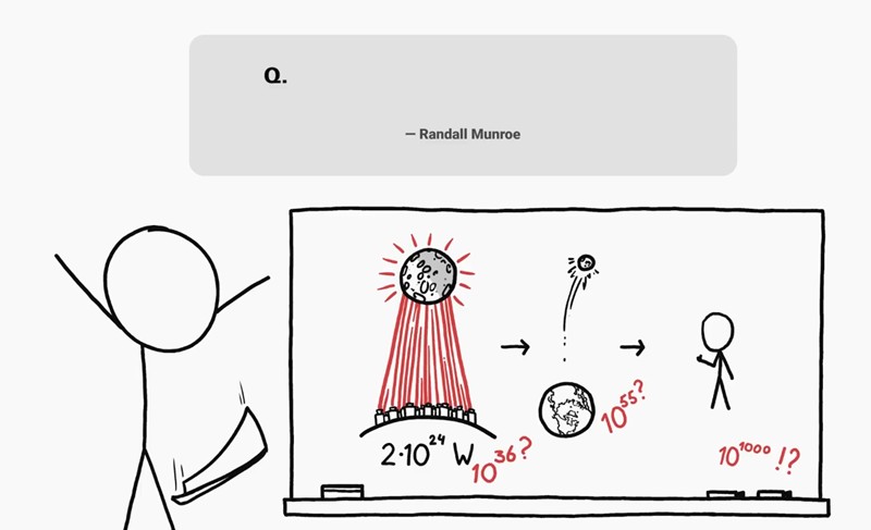 xkcd's What If? - But what if we tried MORE power? (laser)